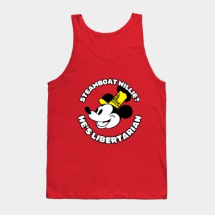 Steamboat Willie is a Libertarian Tank Top